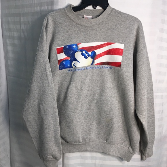 Disney Tops - DISNEY Sweatshirt, XL, Classic Mickey